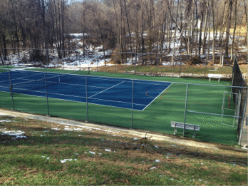 Tennis Court Cleaning