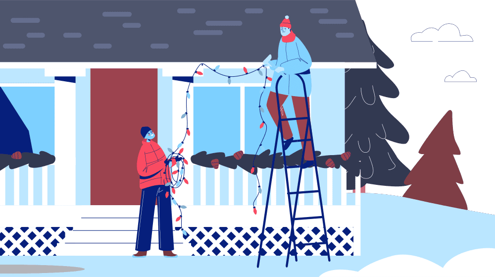 people-prepare-for-christmas-decorating-house-roof-with-garland-light - Superior Pressure Washing people-prepare-for-christmas-decorating-house-roof-with-garland-light