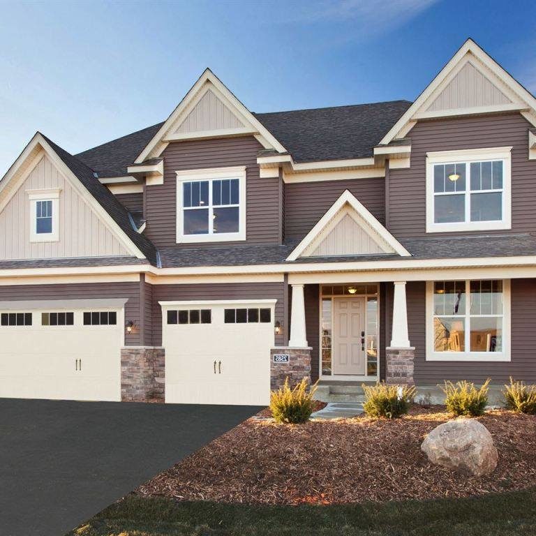 Brown and cream house
