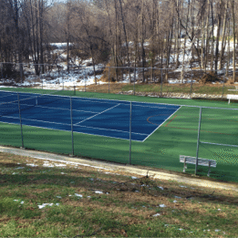 Tennis Court Cleaning